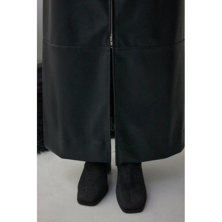 フェイクレザー/スエードジップタイトスカート | AZUL BY MOUSSY | 詳細画像21 