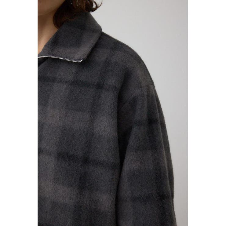 起毛スタンドカラージップアップブルゾン | AZUL BY MOUSSY | 詳細画像26 