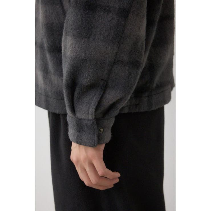 起毛スタンドカラージップアップブルゾン | AZUL BY MOUSSY | 詳細画像27 
