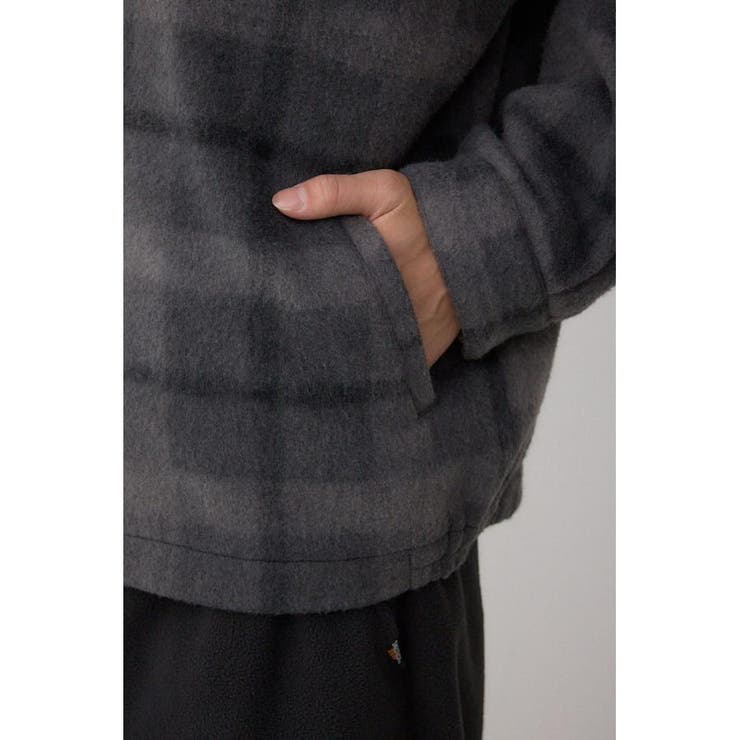 起毛スタンドカラージップアップブルゾン | AZUL BY MOUSSY | 詳細画像28 