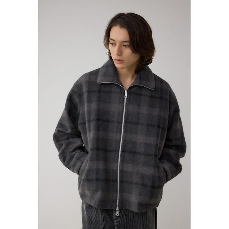 起毛スタンドカラージップアップブルゾン | AZUL BY MOUSSY | 詳細画像18 