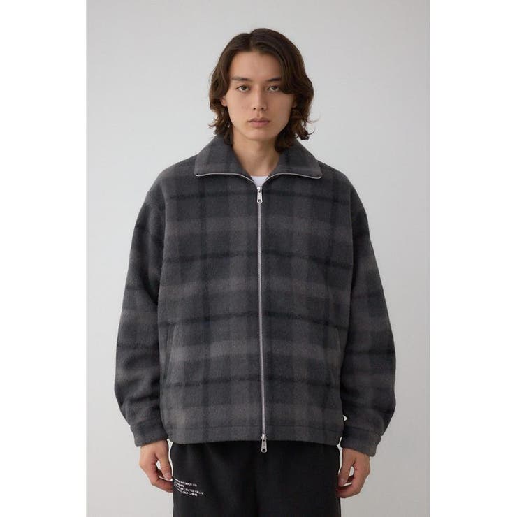 起毛スタンドカラージップアップブルゾン | AZUL BY MOUSSY | 詳細画像22 