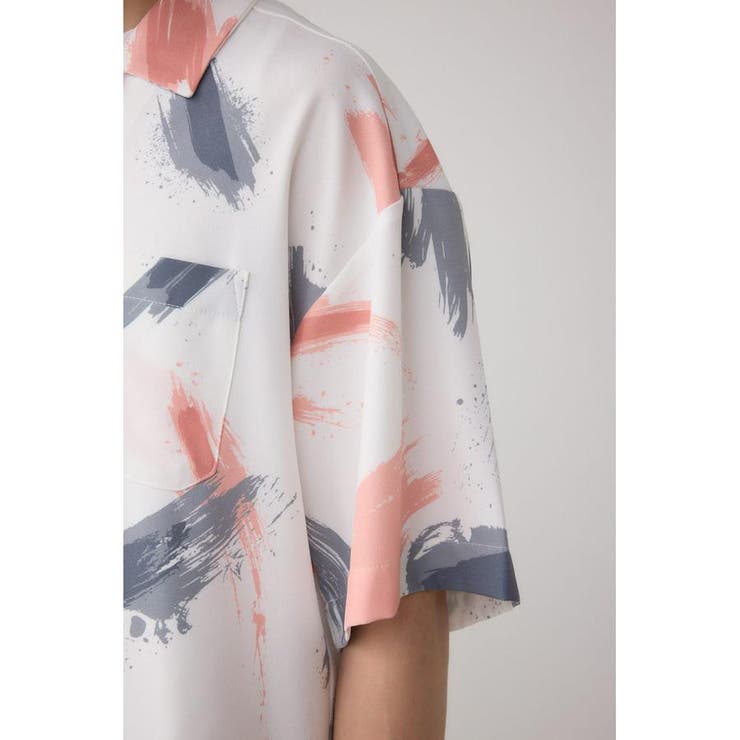 ジョーゼットプリント開襟シャツ | AZUL BY MOUSSY | 詳細画像32 