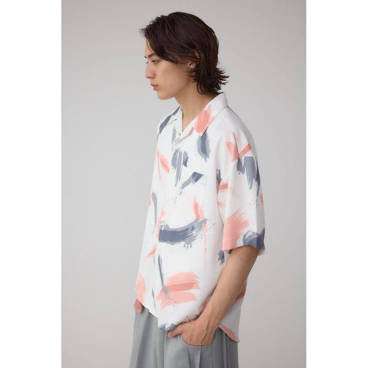 ジョーゼットプリント開襟シャツ | AZUL BY MOUSSY | 詳細画像25 