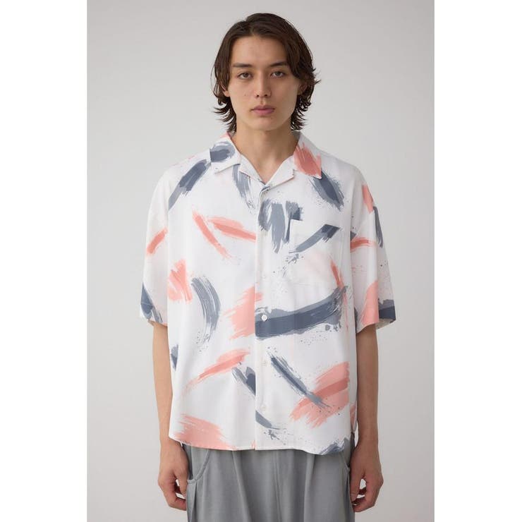 ジョーゼットプリント開襟シャツ | AZUL BY MOUSSY | 詳細画像27 