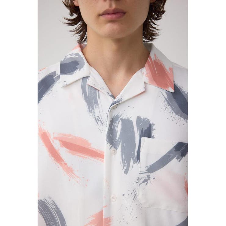 ジョーゼットプリント開襟シャツ | AZUL BY MOUSSY | 詳細画像30 