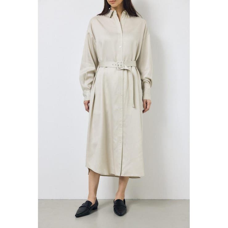 セルロースロングシャツワンピース | AZUL BY MOUSSY | 詳細画像12 