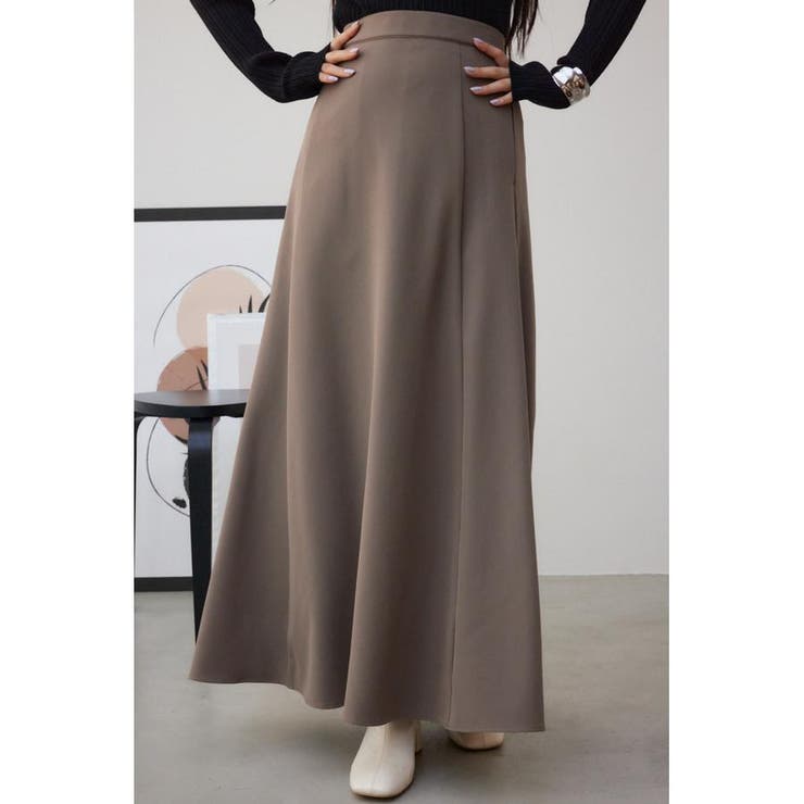 マットサテンナロースカート | AZUL BY MOUSSY | 詳細画像2 