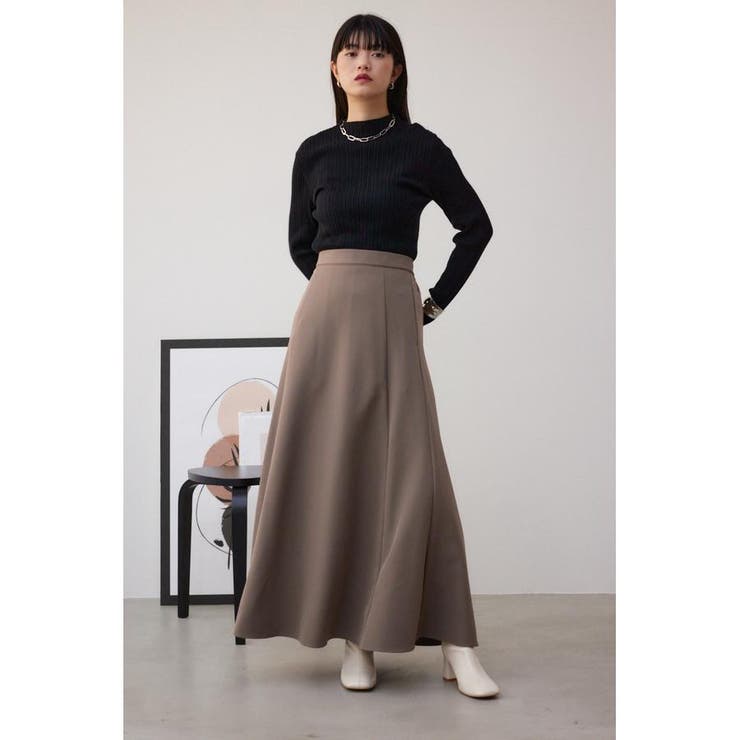 マットサテンナロースカート | AZUL BY MOUSSY | 詳細画像3 