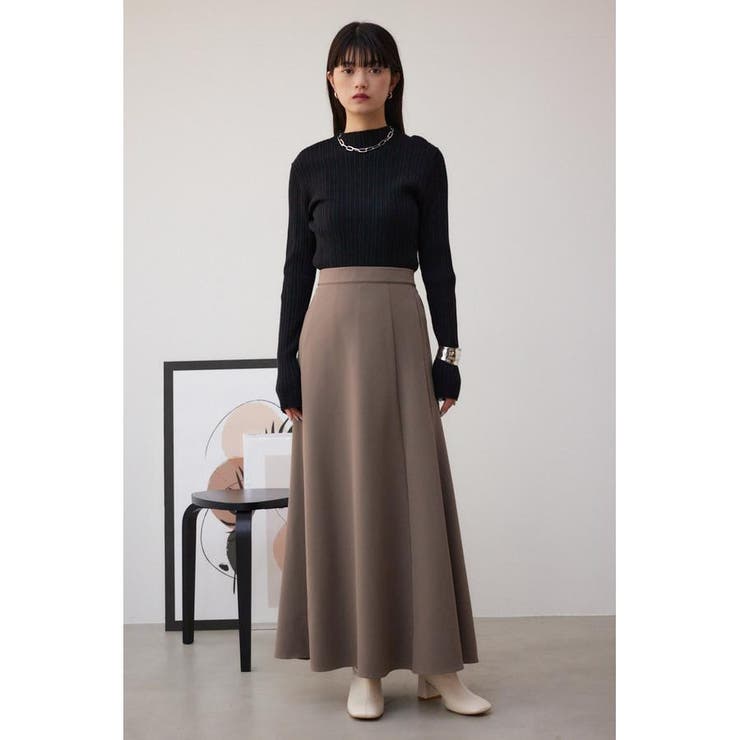 マットサテンナロースカート | AZUL BY MOUSSY | 詳細画像4 