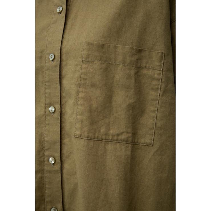 コットンリネンバックデザインシャツ | AZUL BY MOUSSY | 詳細画像35 