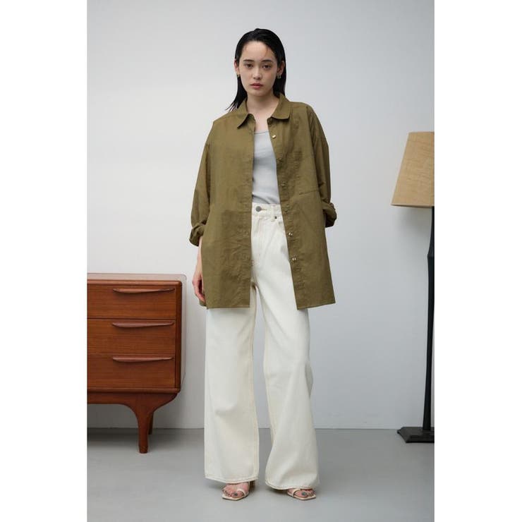 コットンリネンバックデザインシャツ | AZUL BY MOUSSY | 詳細画像26 