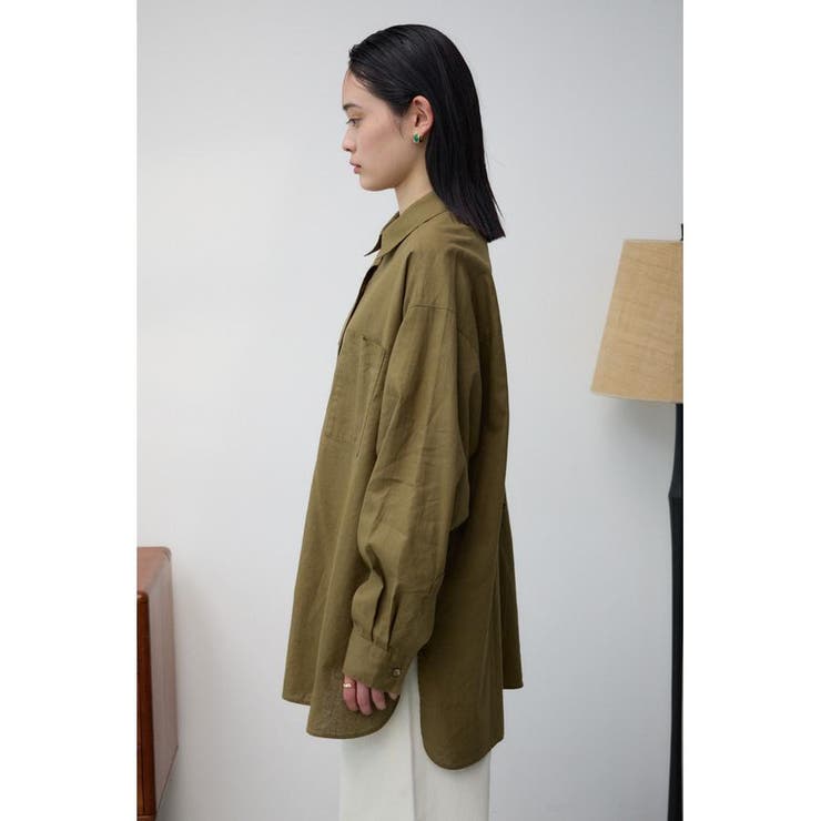 コットンリネンバックデザインシャツ | AZUL BY MOUSSY | 詳細画像28 