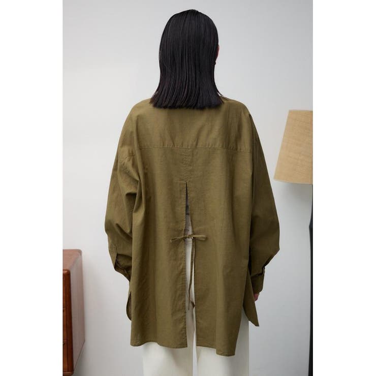 コットンリネンバックデザインシャツ | AZUL BY MOUSSY | 詳細画像29 