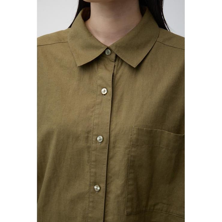 コットンリネンバックデザインシャツ | AZUL BY MOUSSY | 詳細画像31 