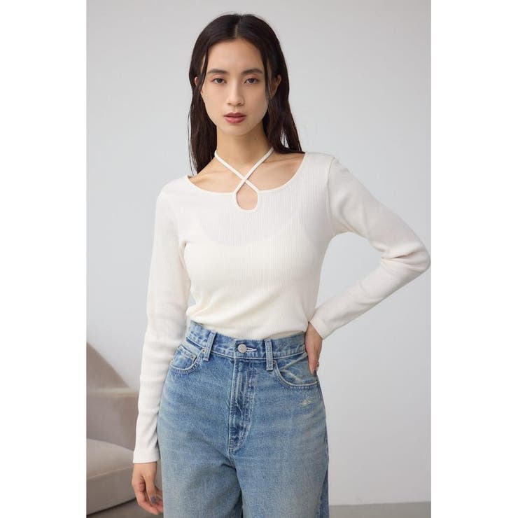 チョーカータイトトップス | AZUL BY MOUSSY | 詳細画像2 