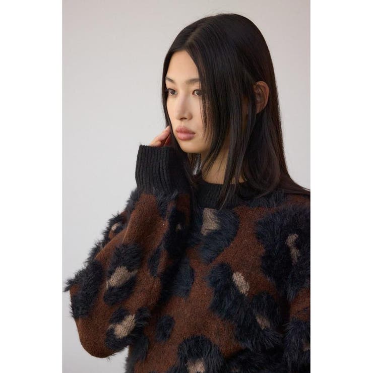 アソートパターンクルーネックニット | AZUL BY MOUSSY | 詳細画像11 