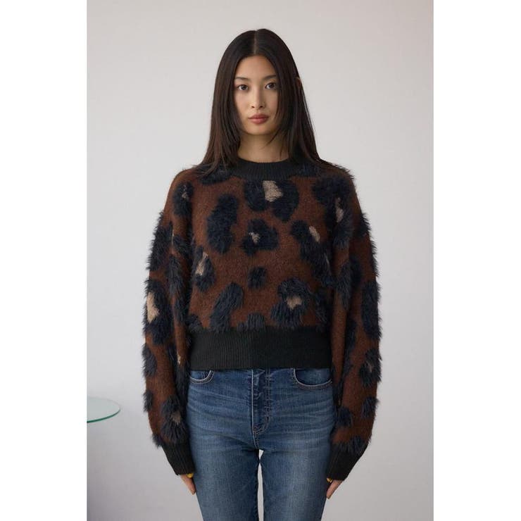 アソートパターンクルーネックニット | AZUL BY MOUSSY | 詳細画像14 