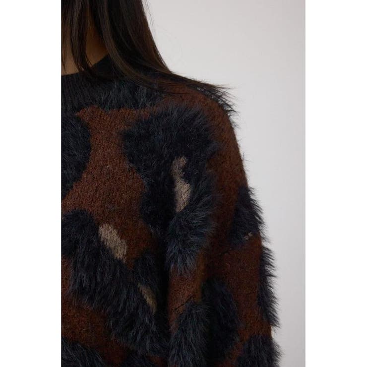 アソートパターンクルーネックニット | AZUL BY MOUSSY | 詳細画像18 