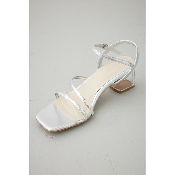 クリアヒールナローストラップサンダル | AZUL BY MOUSSY | 詳細画像23 