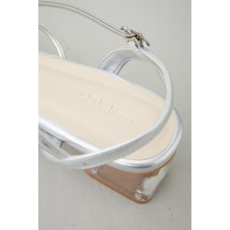 クリアヒールナローストラップサンダル | AZUL BY MOUSSY | 詳細画像24 