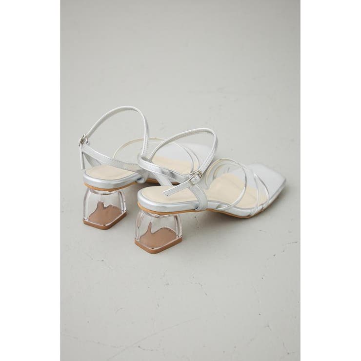 クリアヒールナローストラップサンダル | AZUL BY MOUSSY | 詳細画像18 