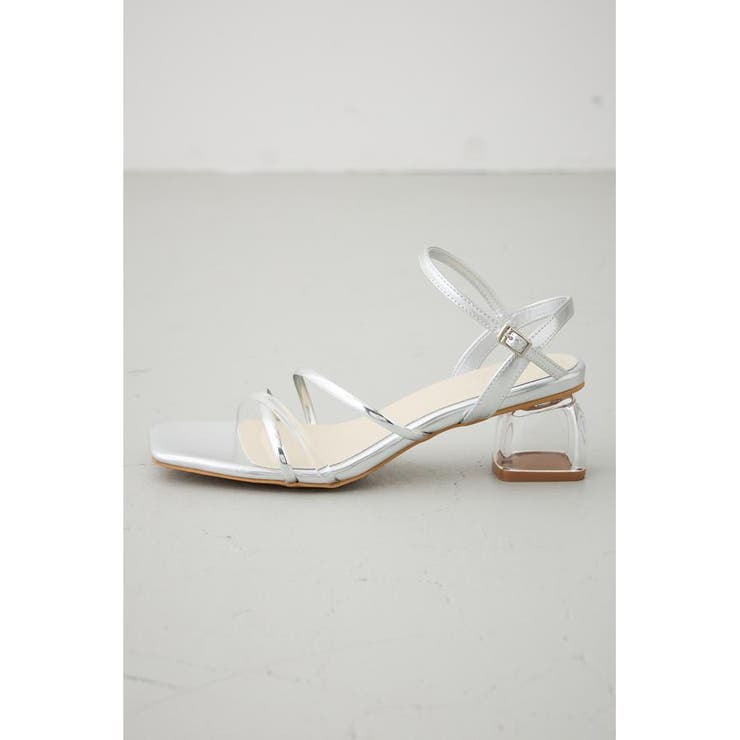 クリアヒールナローストラップサンダル | AZUL BY MOUSSY | 詳細画像19 