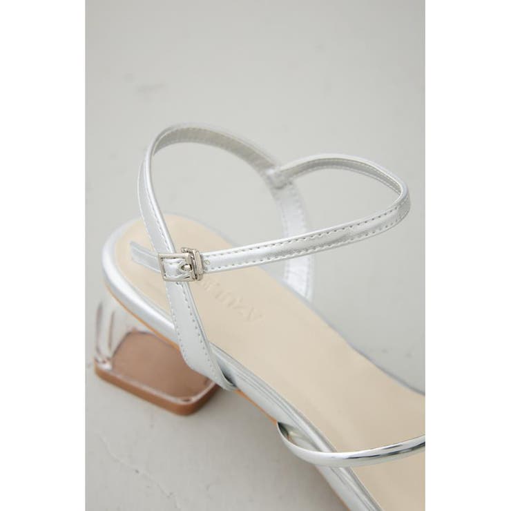 クリアヒールナローストラップサンダル | AZUL BY MOUSSY | 詳細画像21 
