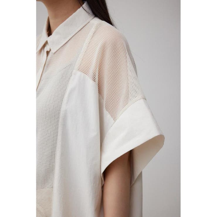 メッシュロングシャツブルゾン | AZUL BY MOUSSY | 詳細画像8 