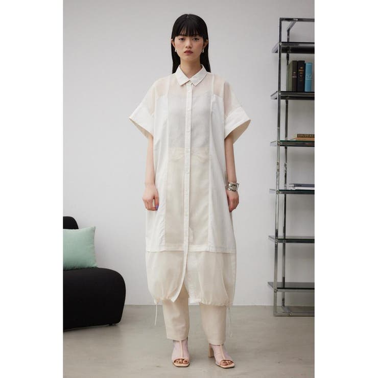 メッシュロングシャツブルゾン | AZUL BY MOUSSY | 詳細画像4 