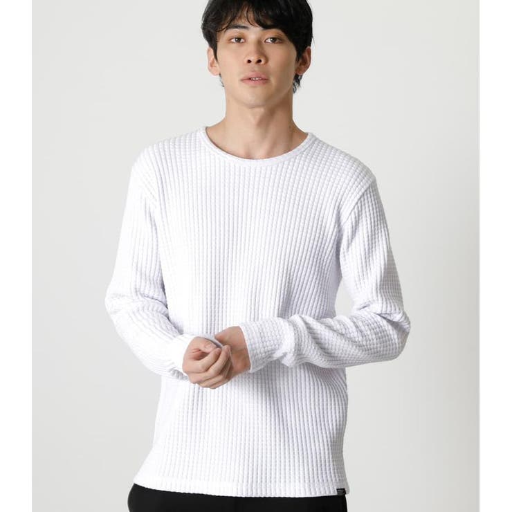 Heavy Waffle C N Long Tee 品番 Azlw Azul By Moussy アズールバイマウジー のメンズ ファッション通販 Shoplist ショップリスト