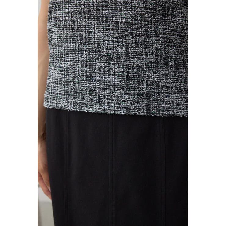 カットツイード袖ギャザートップス | AZUL BY MOUSSY | 詳細画像19 