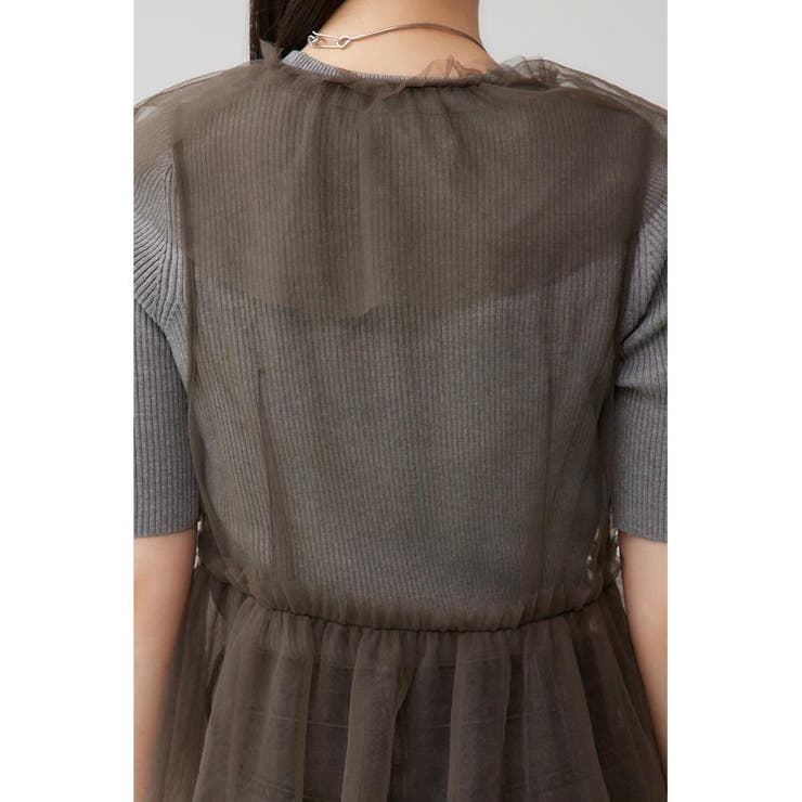 デザインチュールビスチェ | AZUL BY MOUSSY | 詳細画像19 