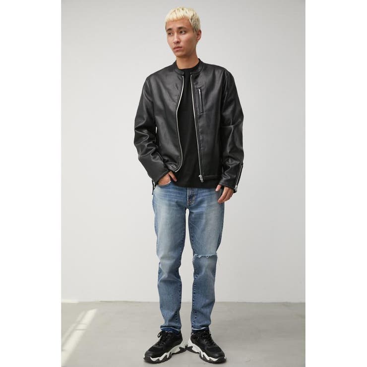 FAUX LEATHER SINGLE RIDERS[品番：AZLW0020284]｜AZUL BY MOUSSY