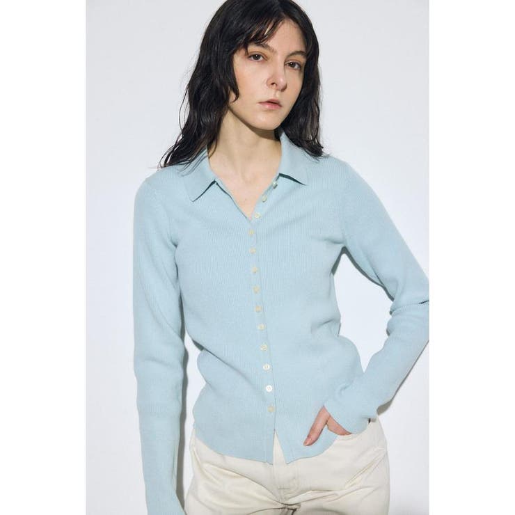 L/BLU1 | エリツキリブニット | AZUL BY MOUSSY