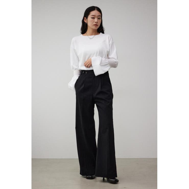 B-HEATヴィーナスワイドパンツ | AZUL BY MOUSSY | 詳細画像4 