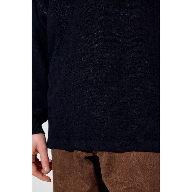 裏配色リネンミックスニットトップス | AZUL BY MOUSSY | 詳細画像10 