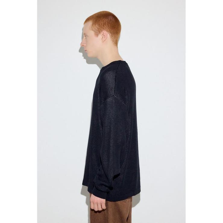 裏配色リネンミックスニットトップス | AZUL BY MOUSSY | 詳細画像5 
