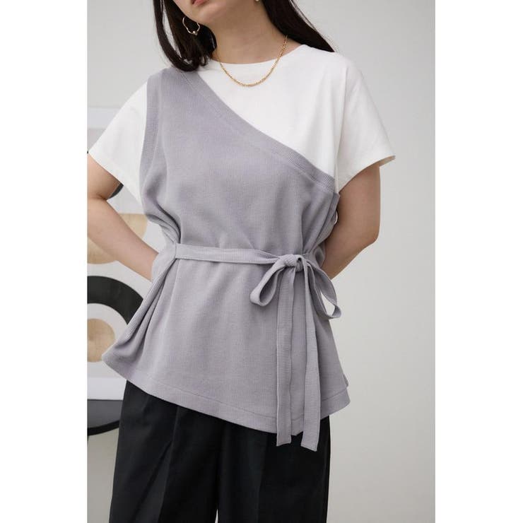 ONE SHOULDER BUSTIER TOPS/ワンショルダービスチェトップス