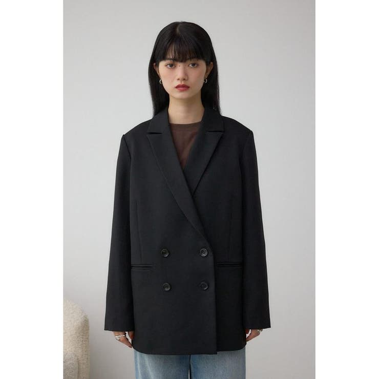 素材アソートテーラードジャケット | AZUL BY MOUSSY | 詳細画像4 