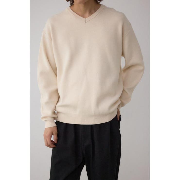 IVOY3 | スムースニットVネックトップス | AZUL BY MOUSSY