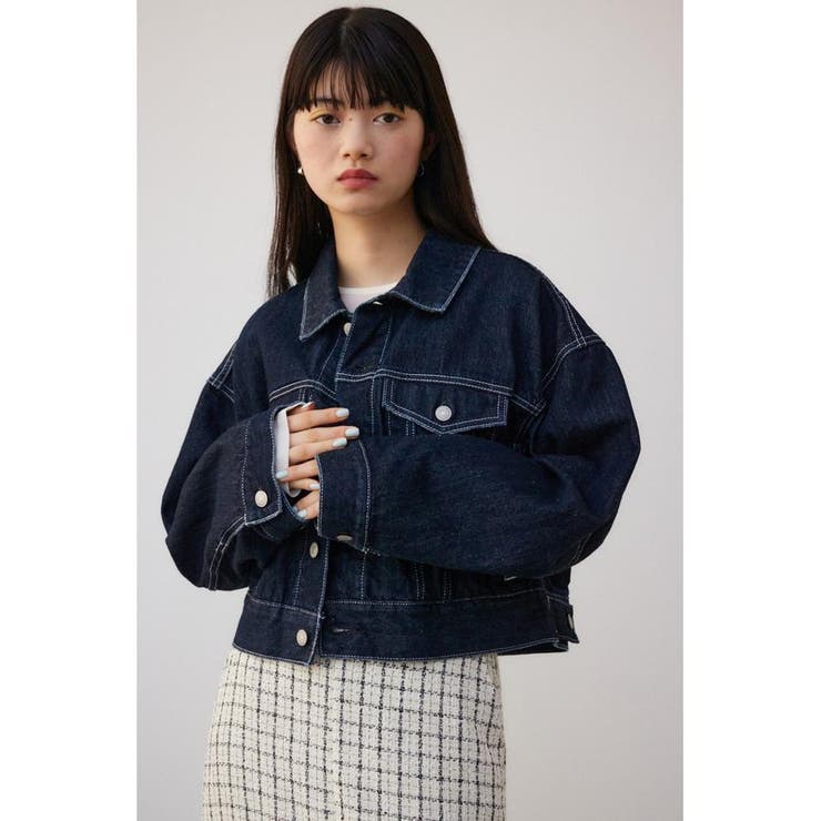 ワイドスリーブデニムジャケット[品番：AZLW0021692]｜AZUL BY MOUSSY 