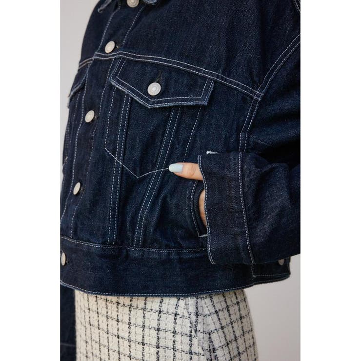 ワイドスリーブデニムジャケット[品番：AZLW0021692]｜AZUL BY