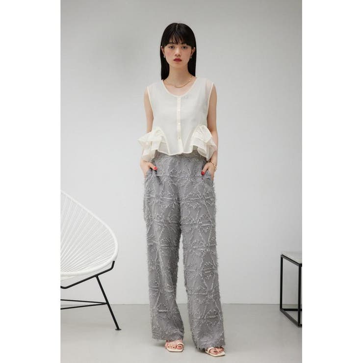 オーガンジーフリルベスト | AZUL BY MOUSSY | 詳細画像4 