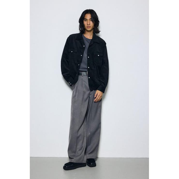 ウールライクツータックワイドパンツ | AZUL BY MOUSSY | 詳細画像29 