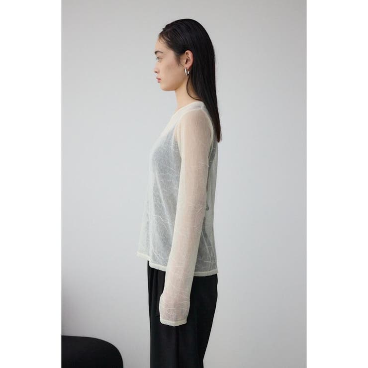 シュリンクチュールトップス | AZUL BY MOUSSY | 詳細画像5 