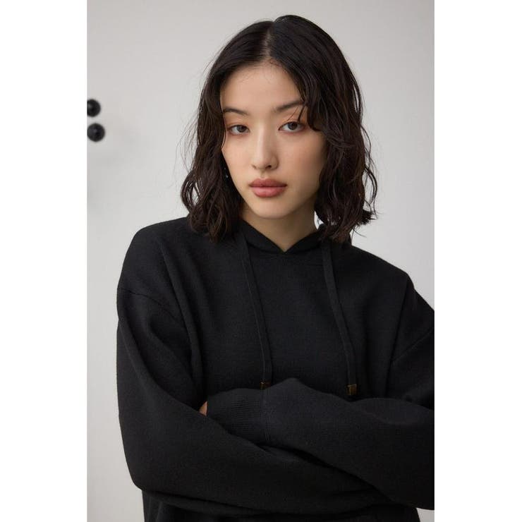 スウエッターニットパーカー | AZUL BY MOUSSY | 詳細画像1 