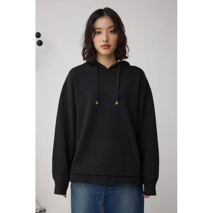 スウエッターニットパーカー | AZUL BY MOUSSY | 詳細画像4 