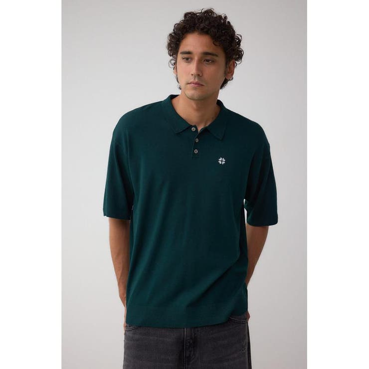 C/Tワンポイントニットポロシャツ | AZUL BY MOUSSY | 詳細画像14 