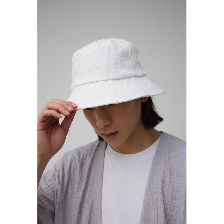 WHT | 総柄パイルジャガードバケットハット | AZUL BY MOUSSY